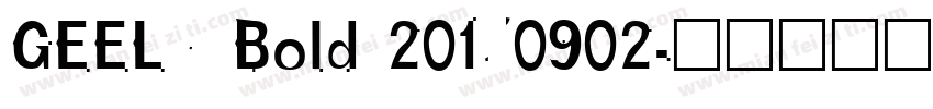 GEELY Bold 20150902字体转换